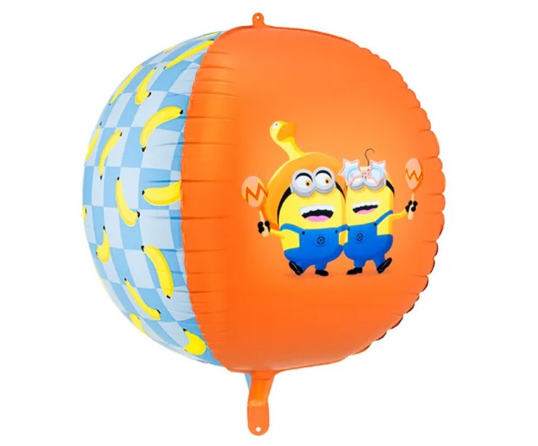 Balão Bola Foil Minions