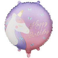 Balão Unicórnio Happy Birthday