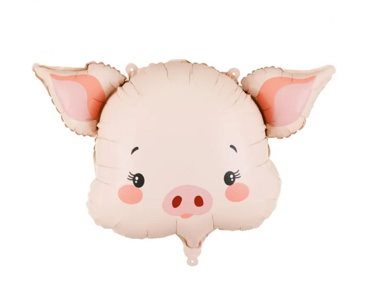 Balão Cabeça Porquinho 61x36