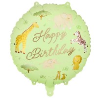 Balão Happy Birthday Safari