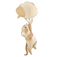 Balão Foil Rato c/ Balões