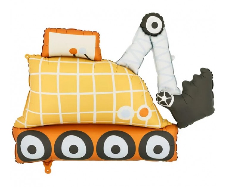 Balão Escavadora 93x68 cms