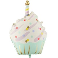 Balão Cup Cake Pastel Colors c/vela