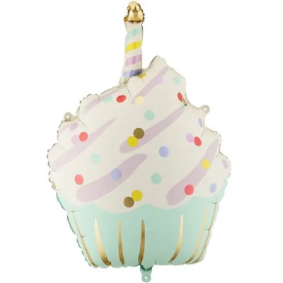 Balão Cup Cake Pastel Colors c/vela