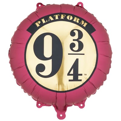 Balão Harry Potter Plataforma 9 3/4