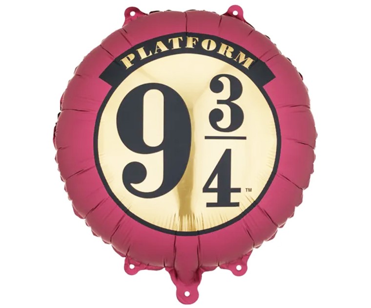 Balão Harry Potter Plataforma 9 3/4