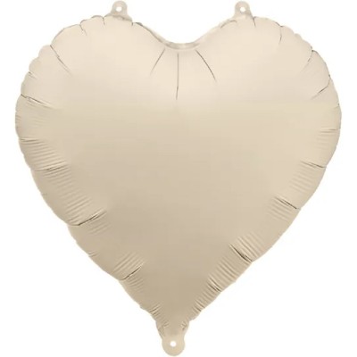 Balão Coração Bege