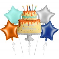 Conj. balões Cake coloridos sortidos Conj. balões Cake coloridos sortidos