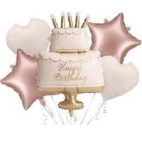 Conj. balões Cake Pastel sortidos Conj. balões Cake Pastel sortidos