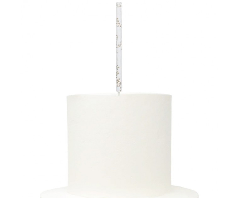 Foguete Branco 25 cms