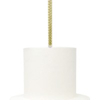 Foguete Dourado de 18 cms