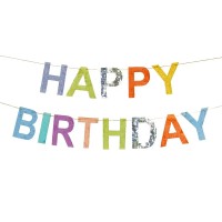 Banner Mix Cores Happy Birthday Banner Mix Cores Happy Birthday