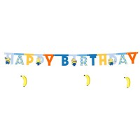 Banner Happy Birthday Minions