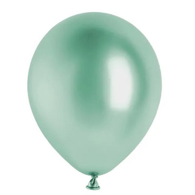 10 Balões Glossy Verdes