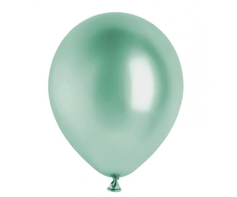 10 Balões Glossy Verdes