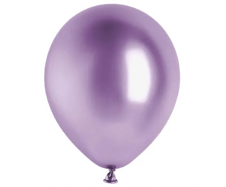 10 Balões Glossy Violeta