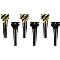 6 Cornetas Pretas e Douradas 6 Cornetas Pretas e Douradas