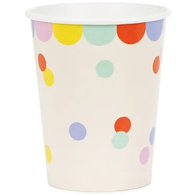 Pack 6 Pratos Confetis Multicoloridos