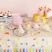 Pack 6 Pratos Confetis Multicoloridos