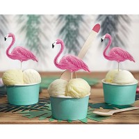 Toppers Flamingos Aloha