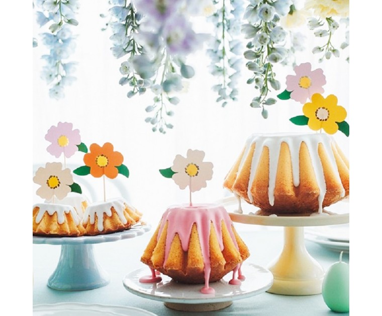 Topo Bolo / Cup Cakes Mix Flores