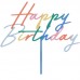Topo Multicolorido Happy Birthday 
