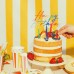 Topo Multicolorido Happy Birthday 