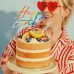 Topo Multicolorido Happy Birthday 
