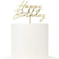 Topo Dourado Happy Birthday Topo Dourado Happy Birthday