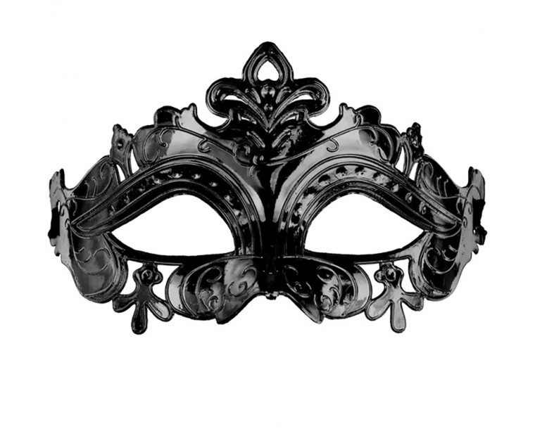 Máscara Ornamentada Preta
