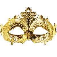 Máscara Ornamentada Dourada Máscara Ornamentada Dourada
