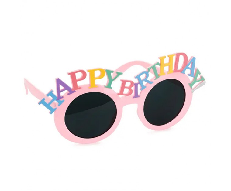 Óculos Multicoloridos Happy Birthday