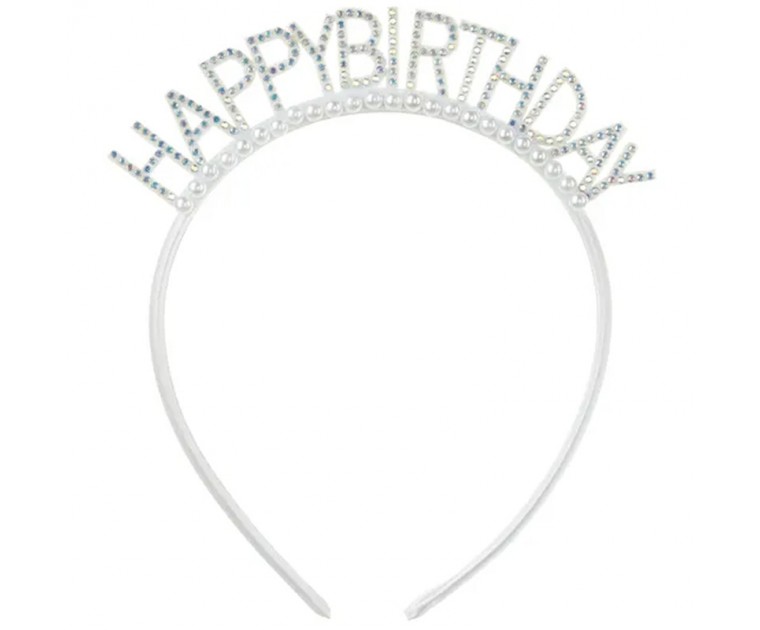Bandolete Prata Happy Birthday 