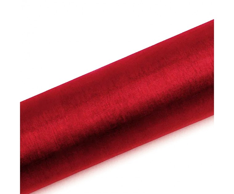 Rolo Organza Vermelho 0.16 x 9m