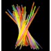 100 Sticks Multicoloridos Luminosos Fluorescentes