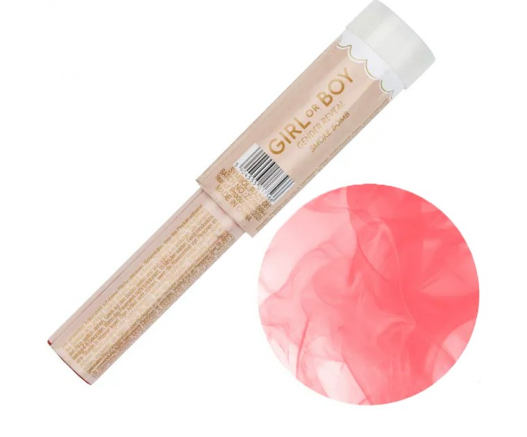 Canhão Fumo Revelação Rosa