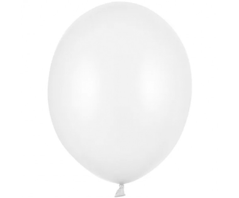 100 Balões Brancos Perolados