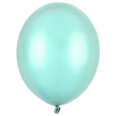 100 Balões Verde Menta Brilho
