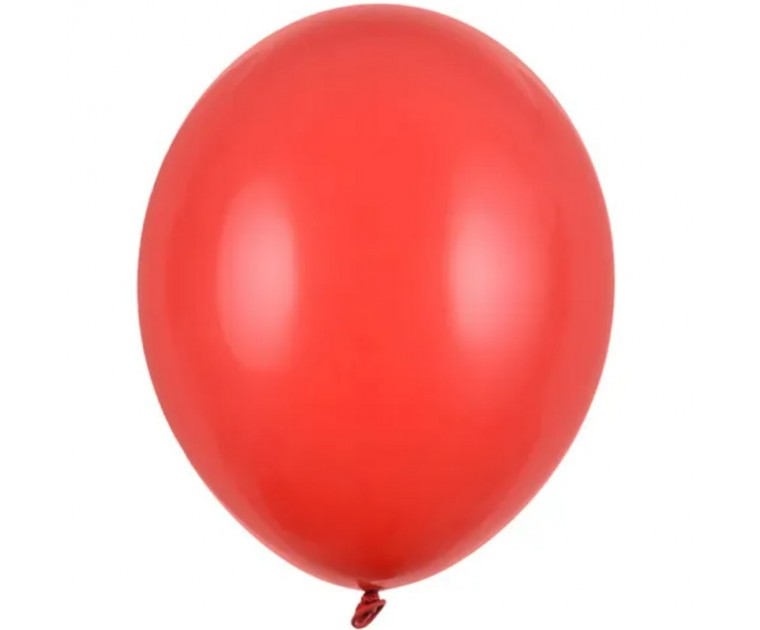 100 Balões Poppy Red