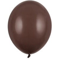 100 Balões Castanho Cacau 30cm
