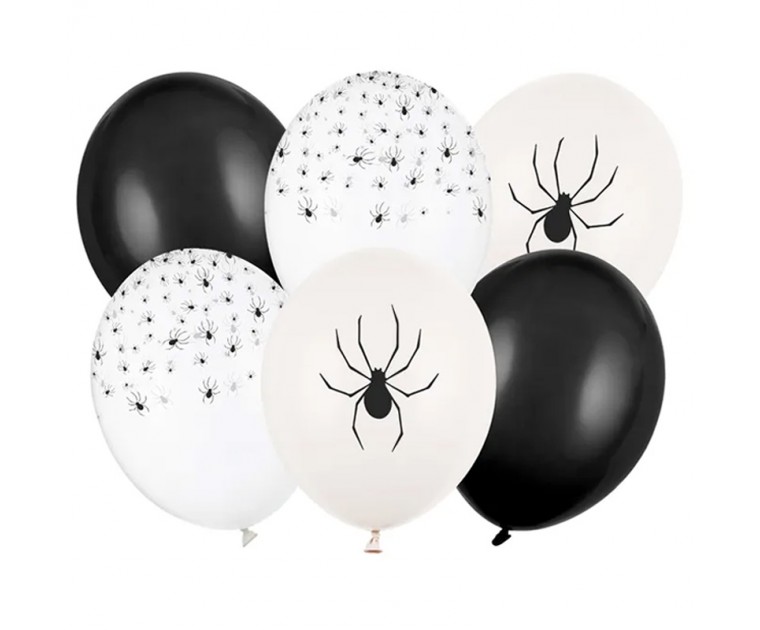 Conj. 6 Balões Aranhas