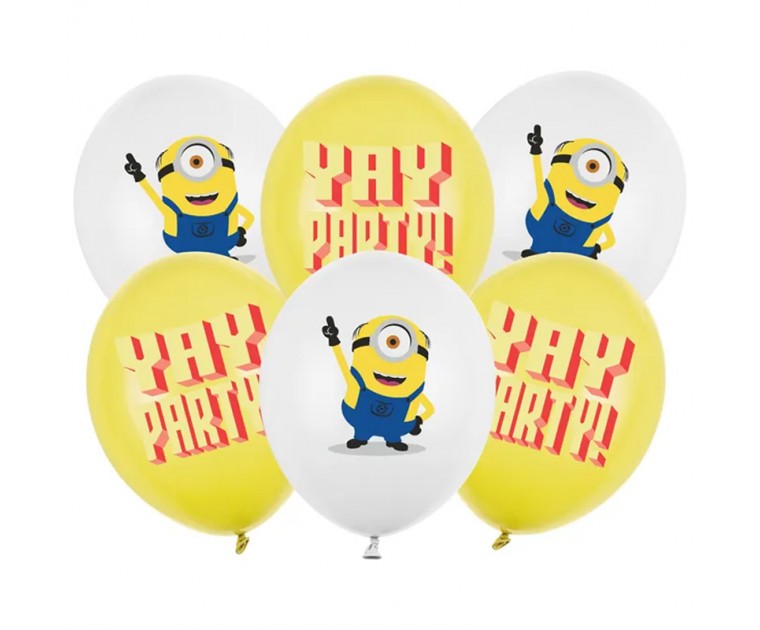 Conj. 6 Balões Minions