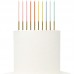 10 Velas Multicoloridas com Dourado