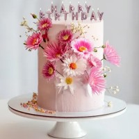 Velas Rose Gold Happy Birthday