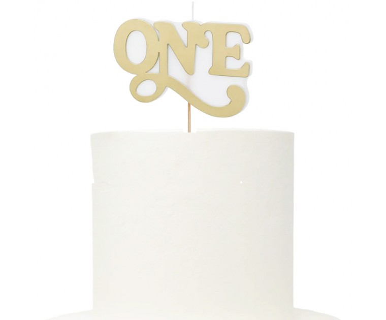 Vela de aniversário One 