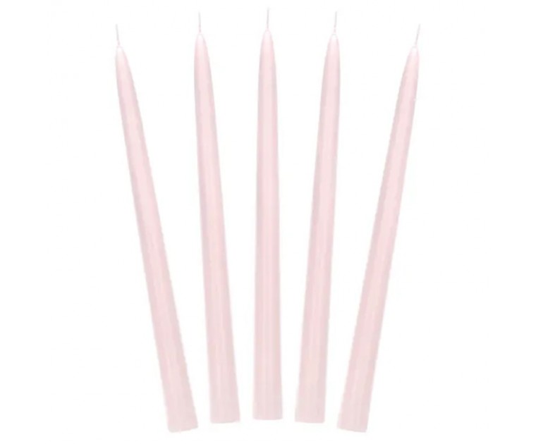 Velas Castiçal dusty rose ***