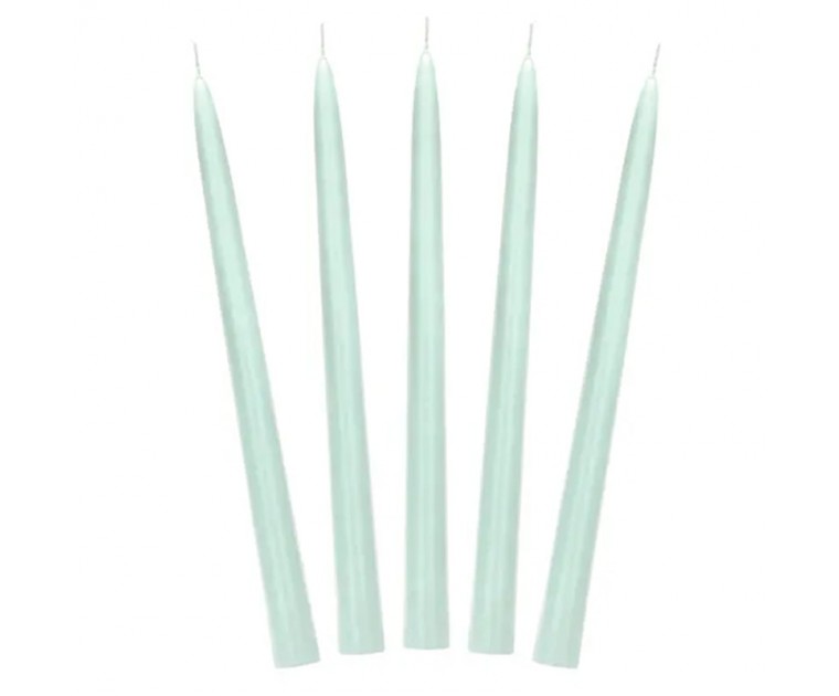 Velas Castiçal  Verde Claro***