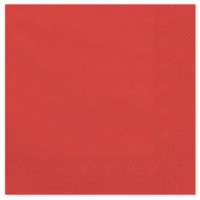 20 Guardanapos Vermelho Escuro