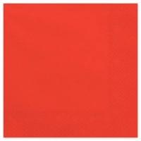 20 Guardanapos Vermelho Natal