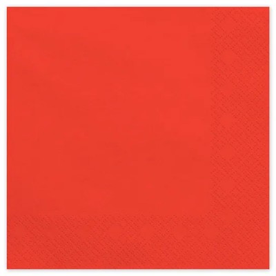 20 Guardanapos Vermelho Natal